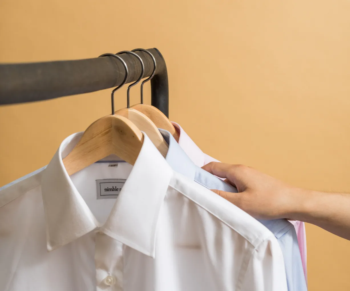 beige student backpack