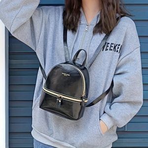 women's leather backpack